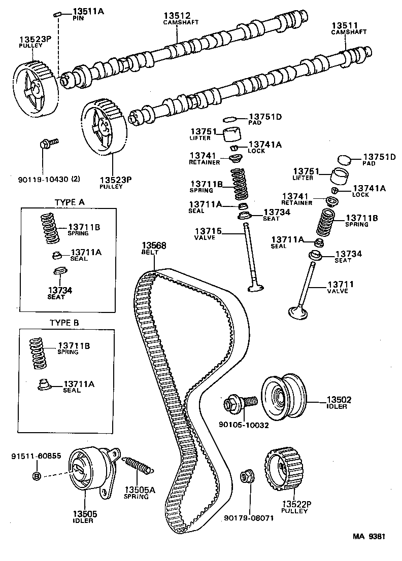  CROWN |  CAMSHAFT VALVE