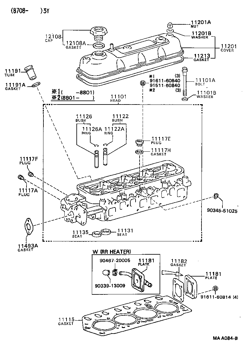  DYNA TOYOACE |  CYLINDER HEAD