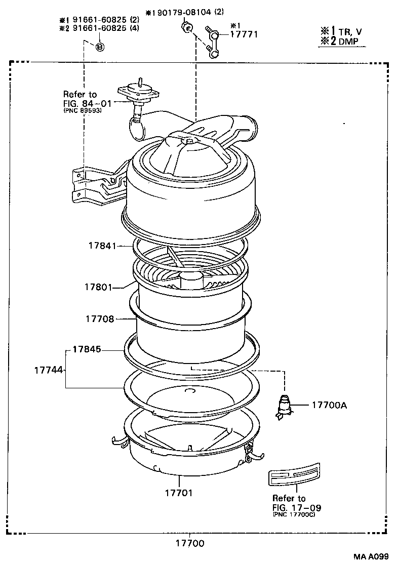  DYNA TOYOACE |  AIR CLEANER