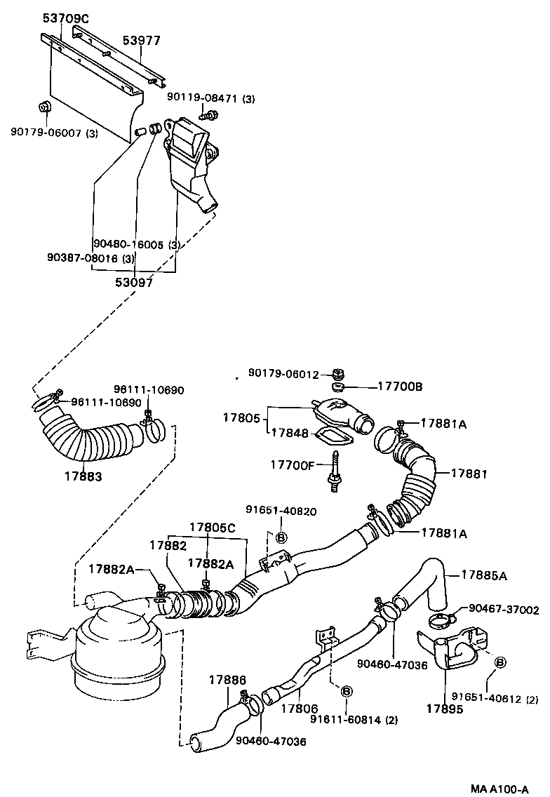  DYNA TOYOACE |  AIR CLEANER