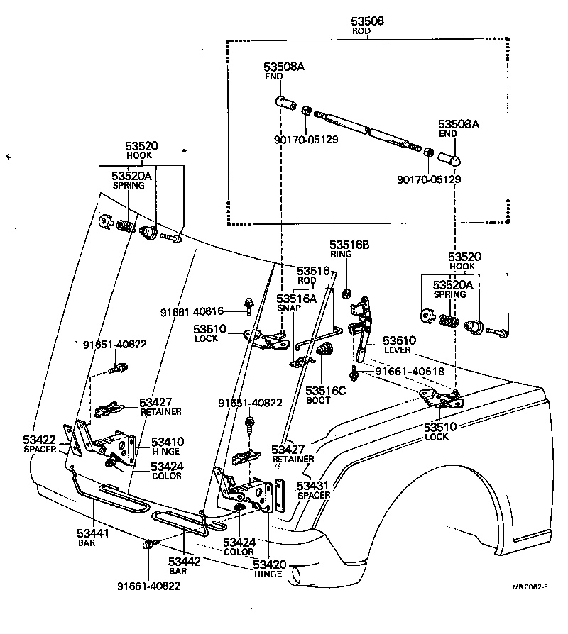  CENTURY |  HOOD LOCK HINGE