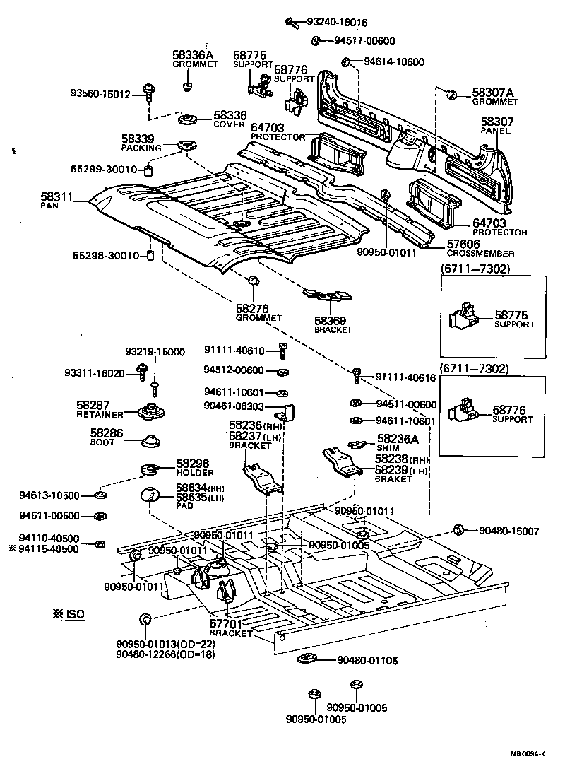  CENTURY |  FLOOR PAN LOWER BACK PANEL