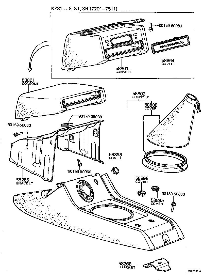  PUBLICA |  CONSOLE BOX BRACKET