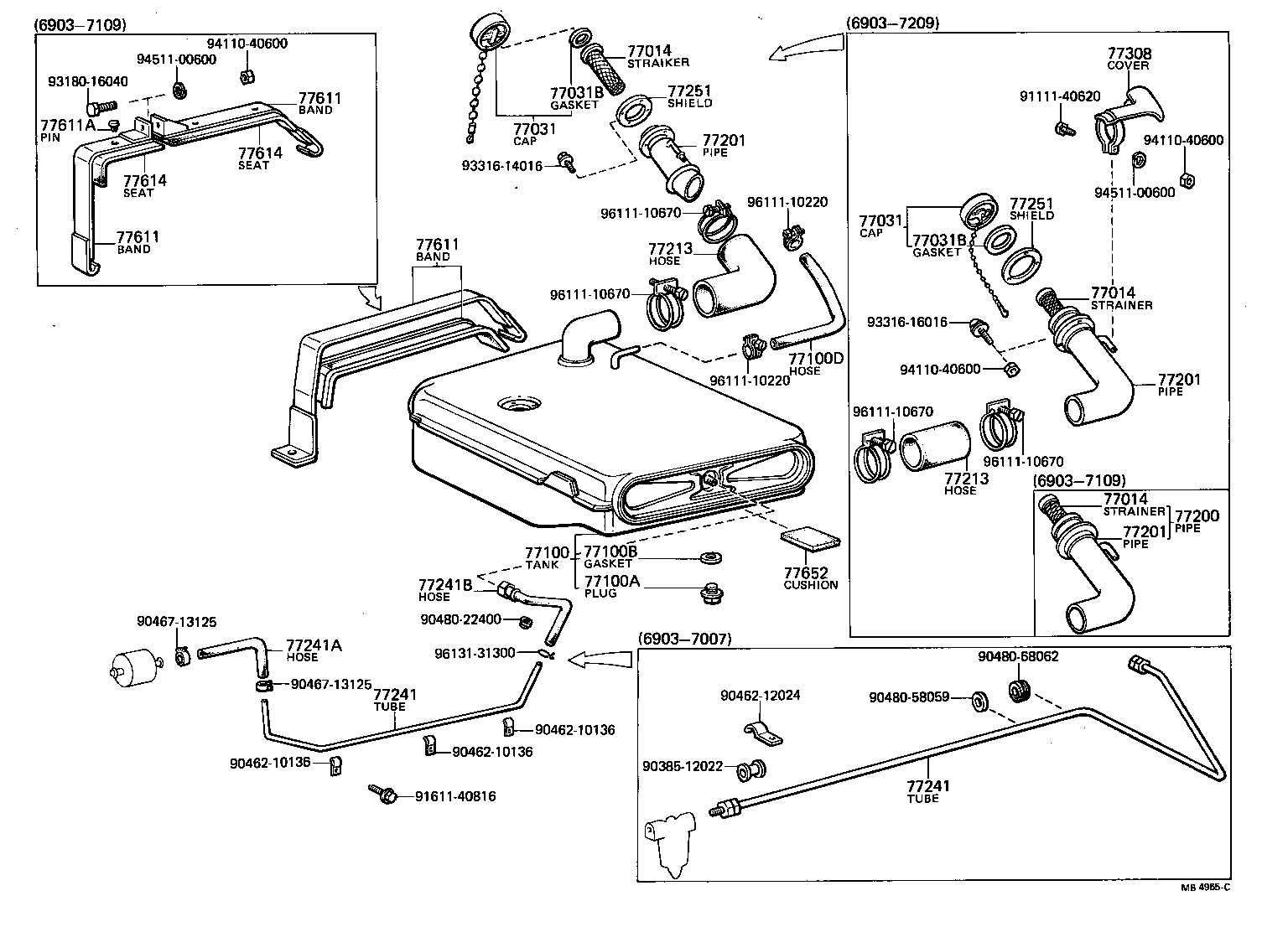  LAND CRUISER VAN |  FUEL TANK TUBE