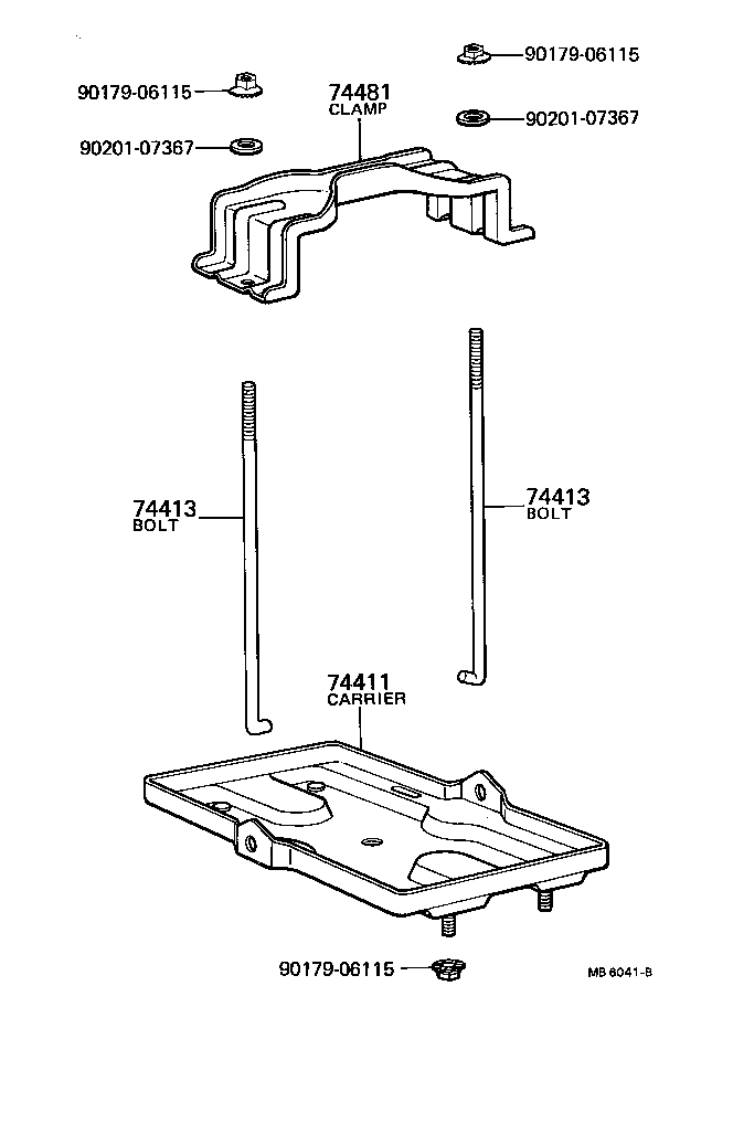  TOWN MASTERACE V WG |  BATTERY CARRIER