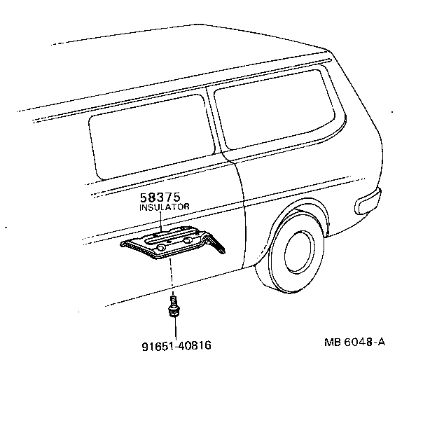  TOWN MASTERACE V WG |  FLOOR INSULATOR