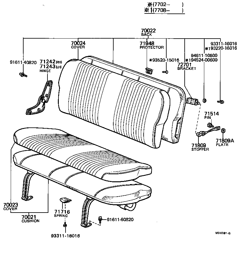  TOWN MASTERACE V WG |  SEAT SEAT TRACK