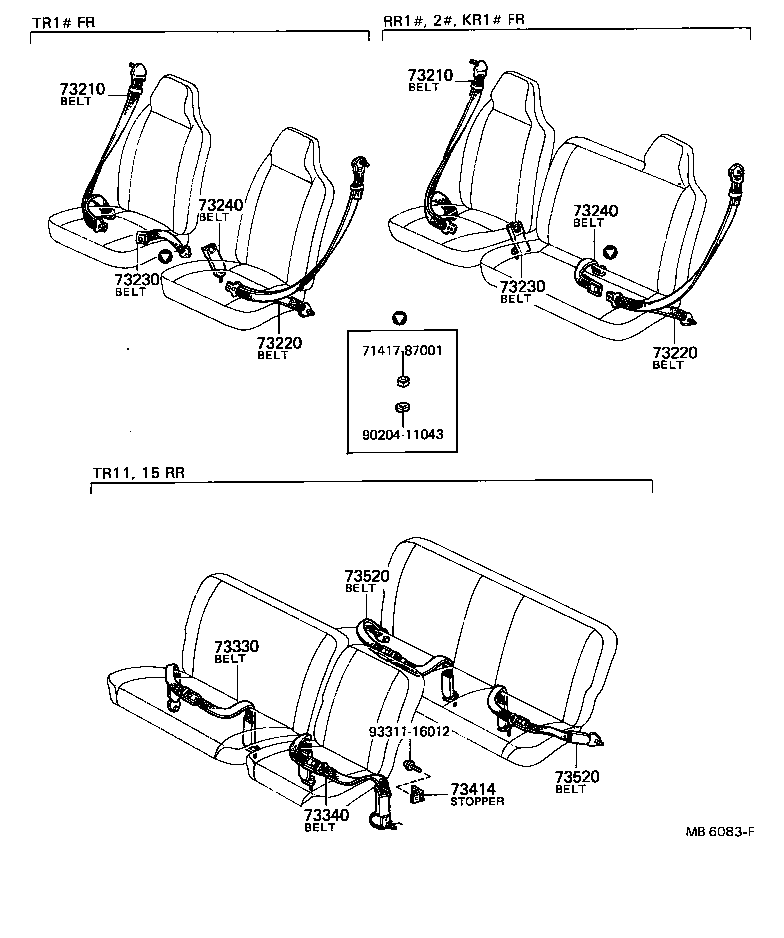  TOWN MASTERACE V WG |  SEAT BELT