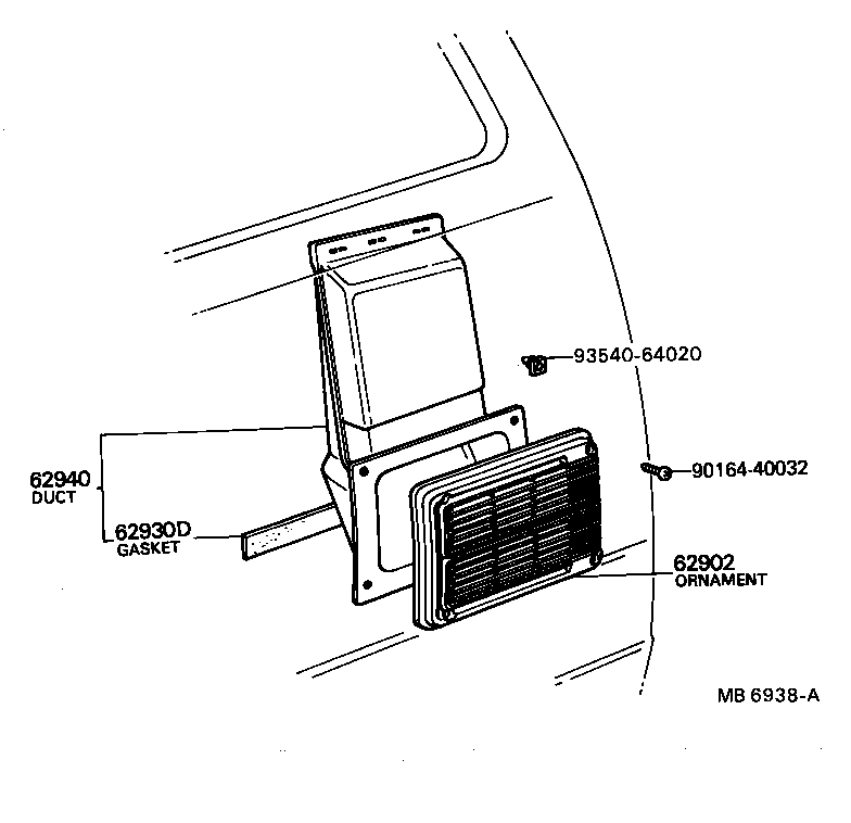  DYNA |  REAR VENTILATOR ROOF VENTILATOR
