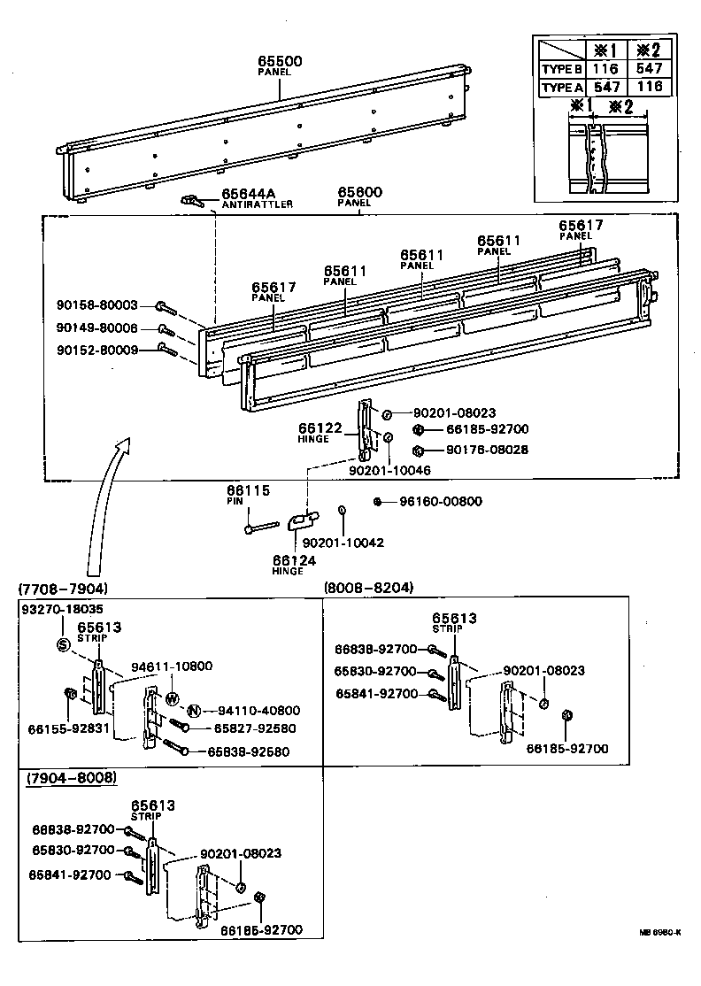  DYNA |  REAR BODY SIDE PANEL