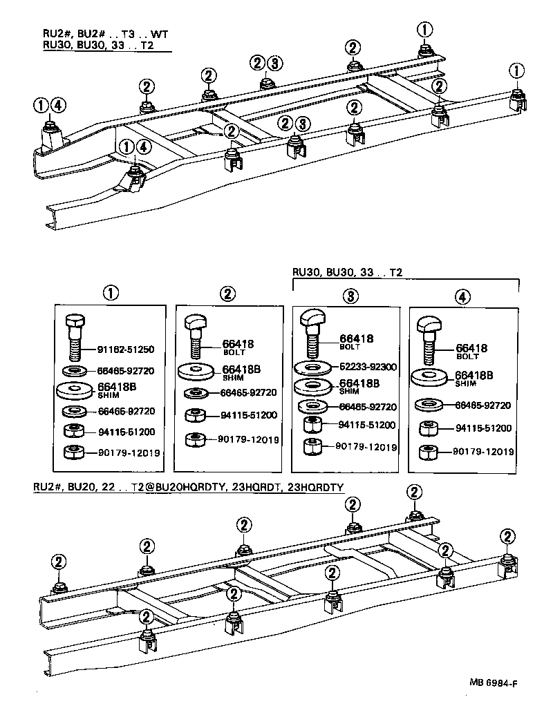  DYNA |  REAR BODY MOUNTING