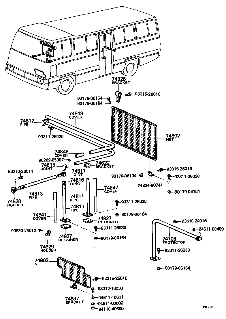  COASTER |  PROTECTOR PIPE ROLL BAR HANDRAIL
