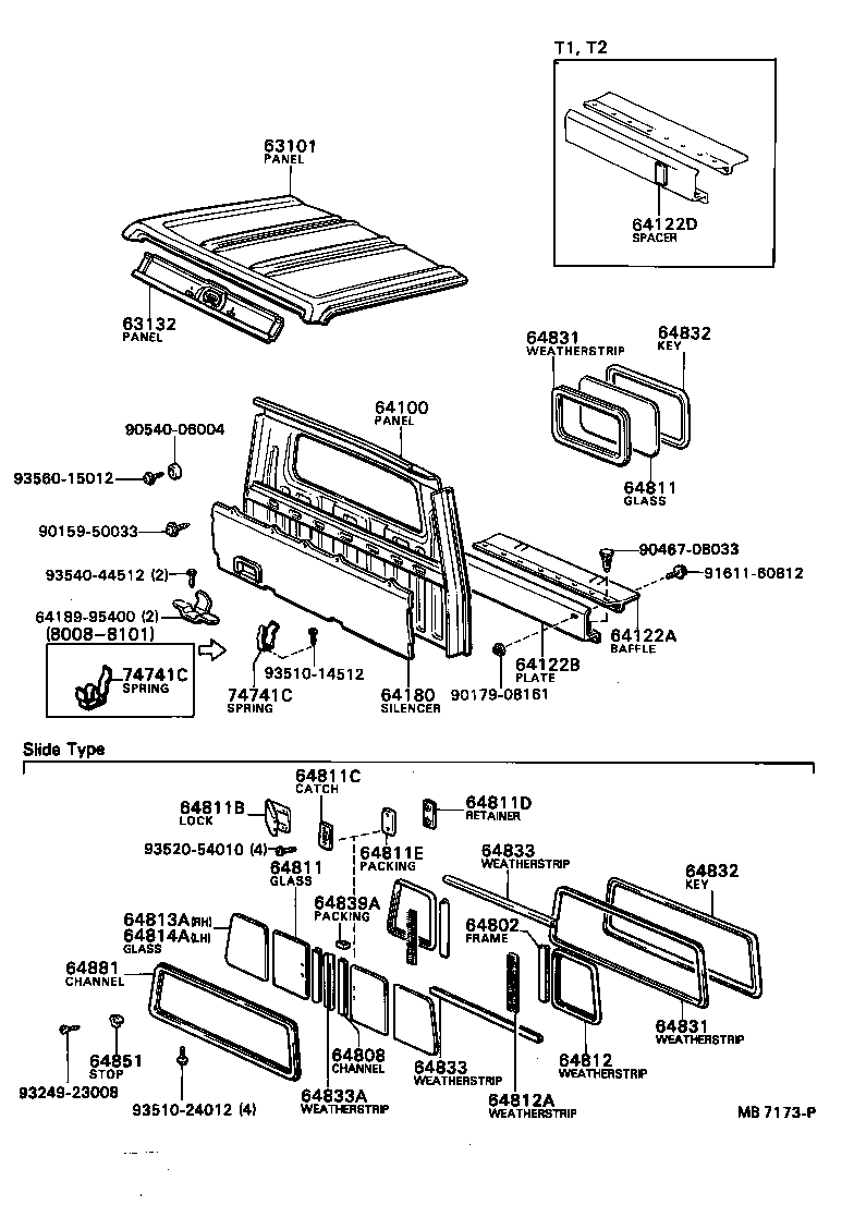  DYNA |  ROOF PANEL BACK PANEL