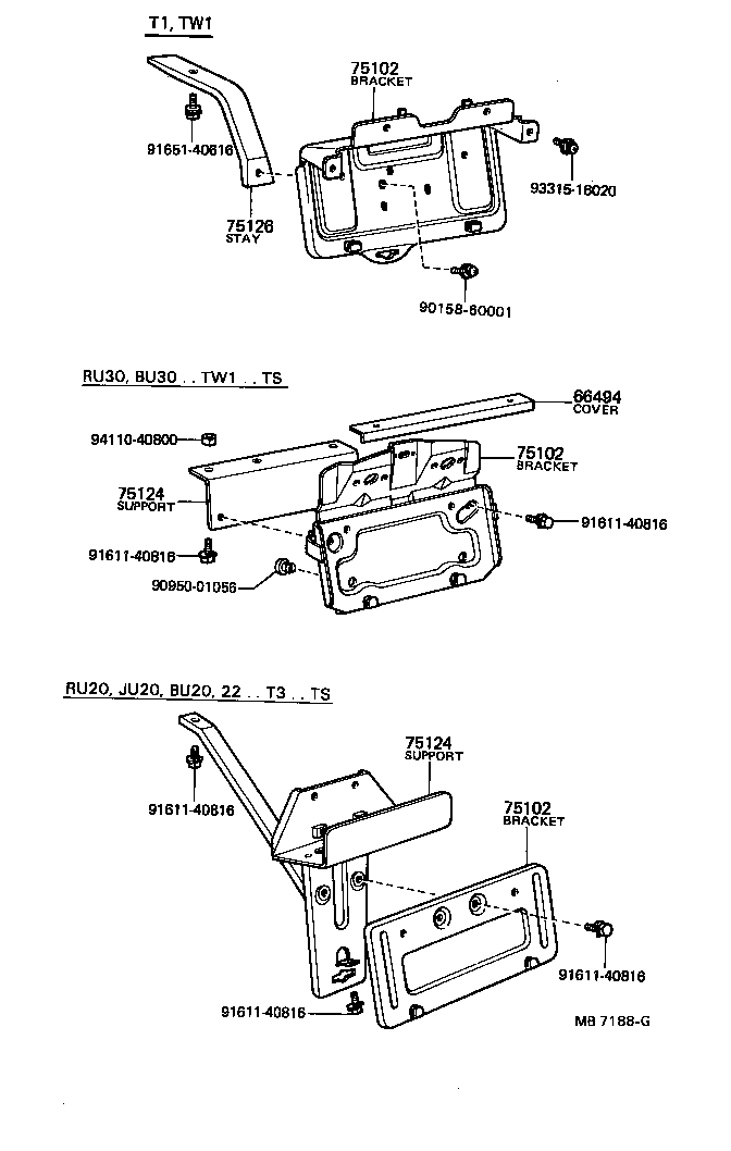  DYNA |  TOOL BOX LICENSE PLATE BRACKET
