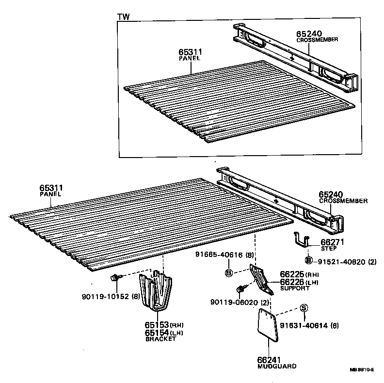  STOUT |  REAR BODY FLOOR FENDER