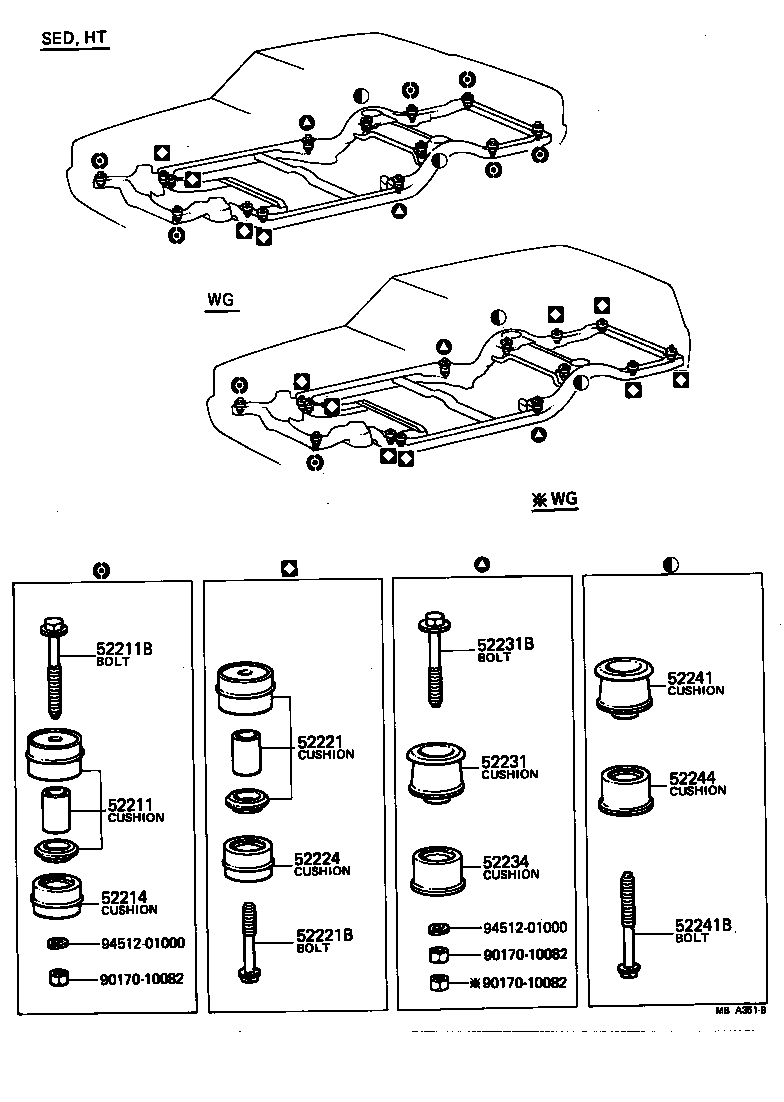  CROWN |  BODY MOUNTING