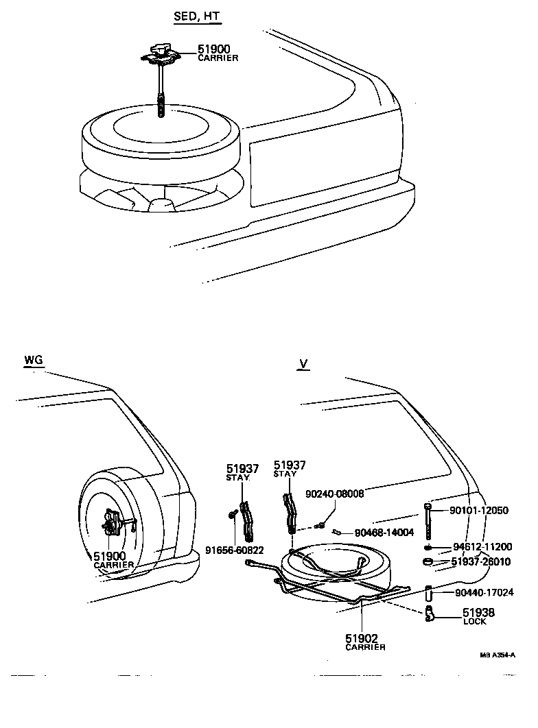  CROWN |  SPARE WHEEL CARRIER