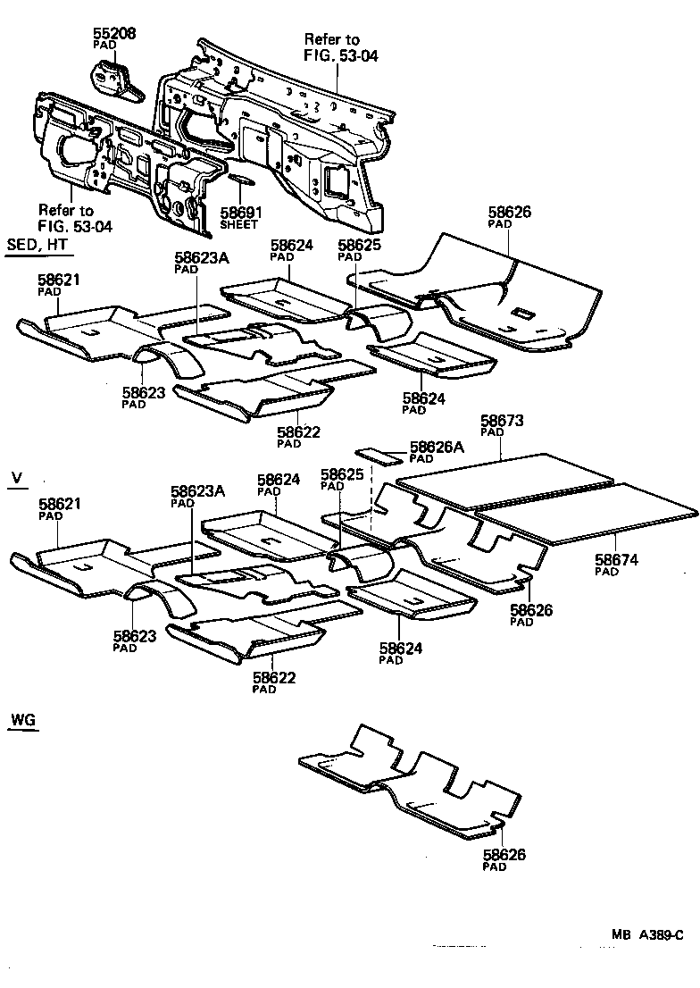  CROWN |  DASH SILENCER BOARD FLOOR SILENCER PAD