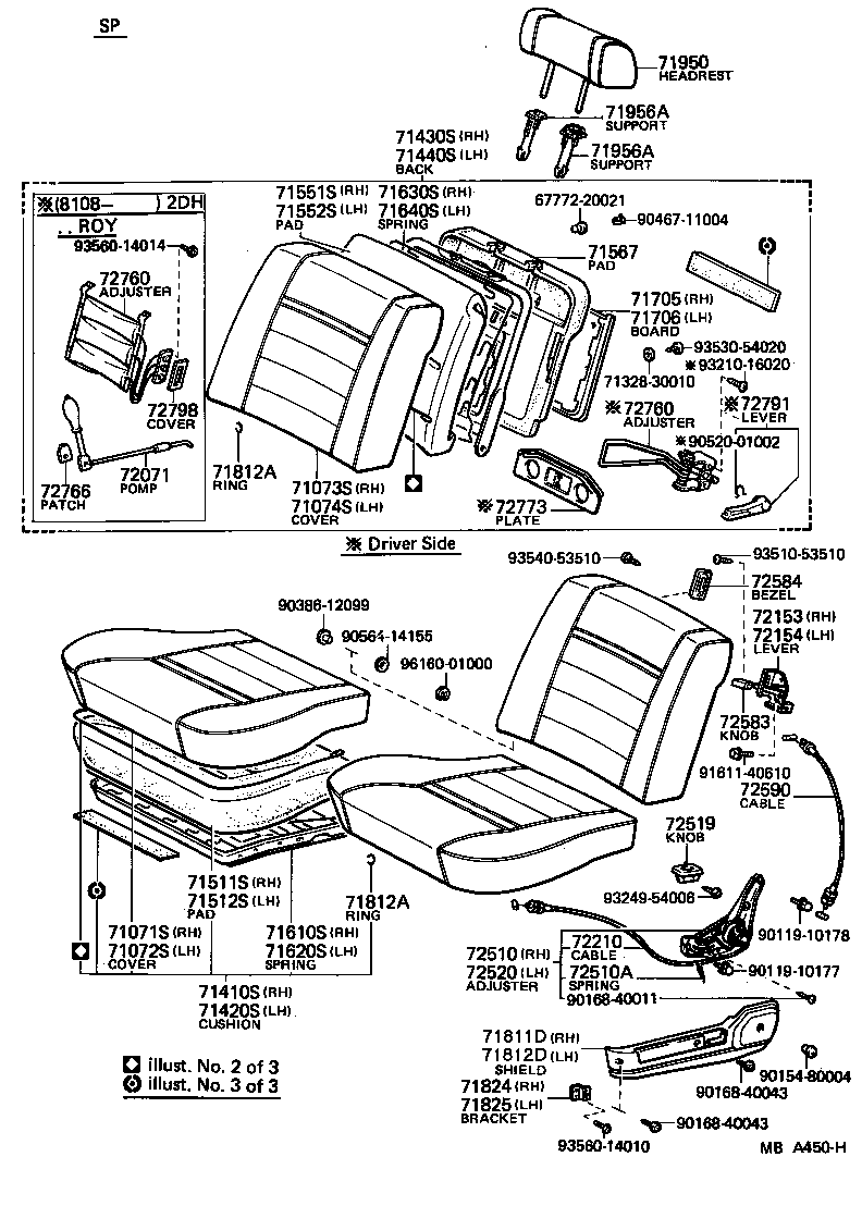  CROWN |  FRONT SEAT SEAT TRACK