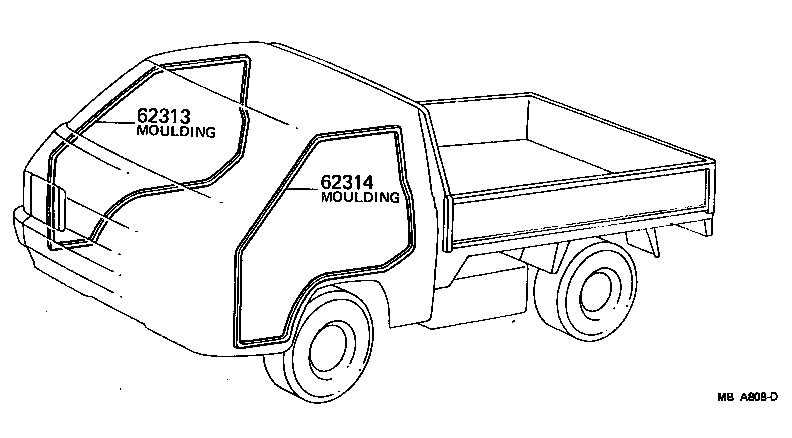  LITE TOWNACE TRUCK |  INSIDE TRIM BOARD
