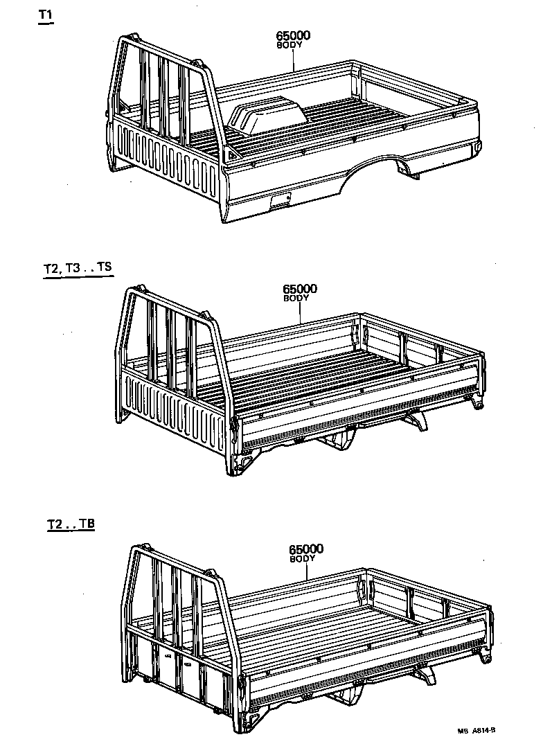  LITE TOWNACE TRUCK |  REAR BODY ASSEMBLY