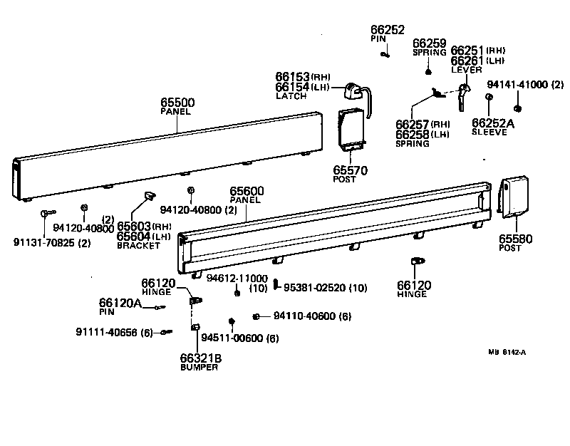  TOYOACE |  REAR BODY SIDE PANEL