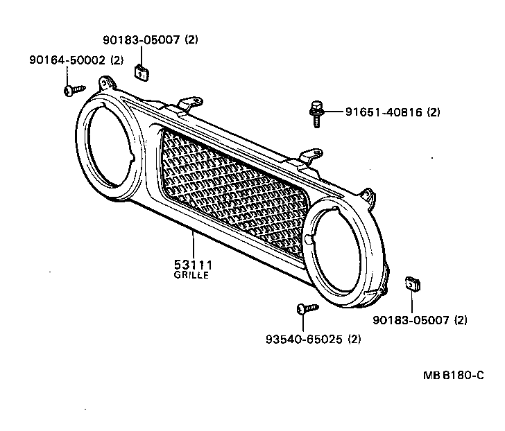  BLIZZARD |  RADIATOR GRILLE