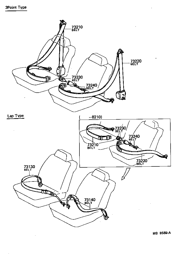  LAND CRUISER S T H T |  SEAT BELT