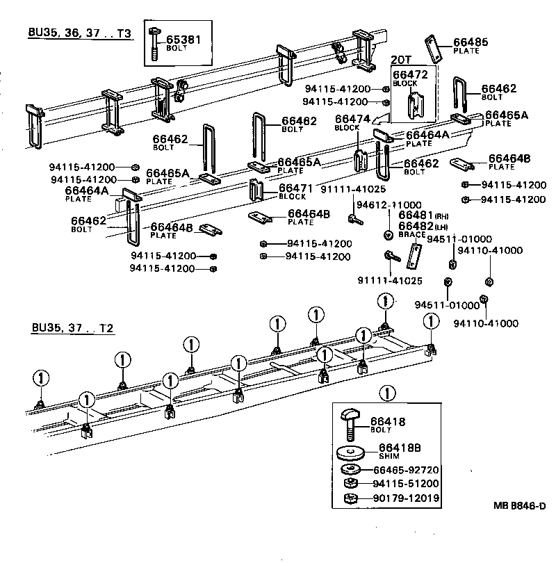  DYNA |  REAR BODY MOUNTING