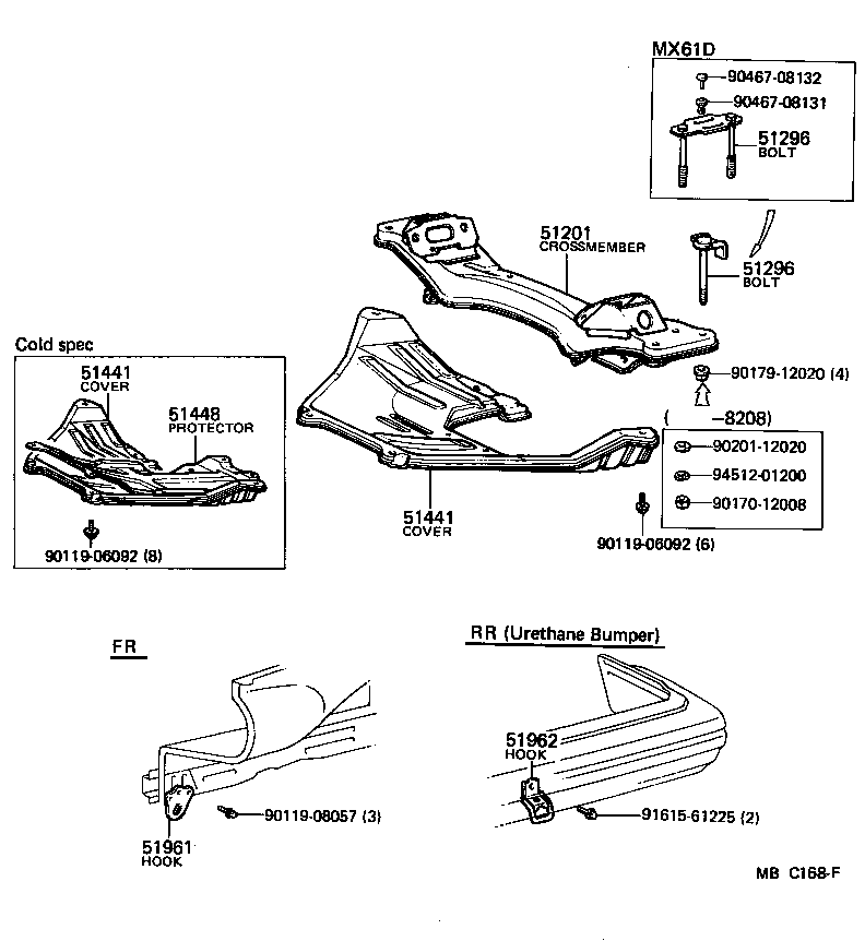  CHASER |  SUSPENSION CROSSMEMBER UNDER COVER