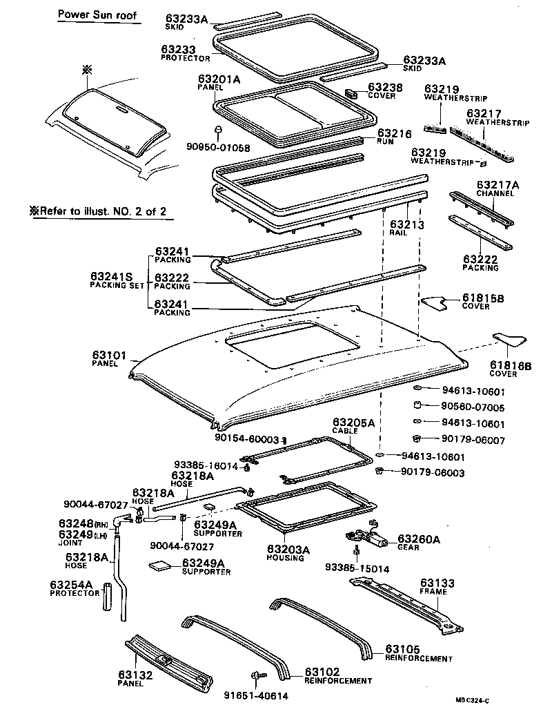  TOWN MASTERACE V WG |  ROOF PANEL BACK PANEL