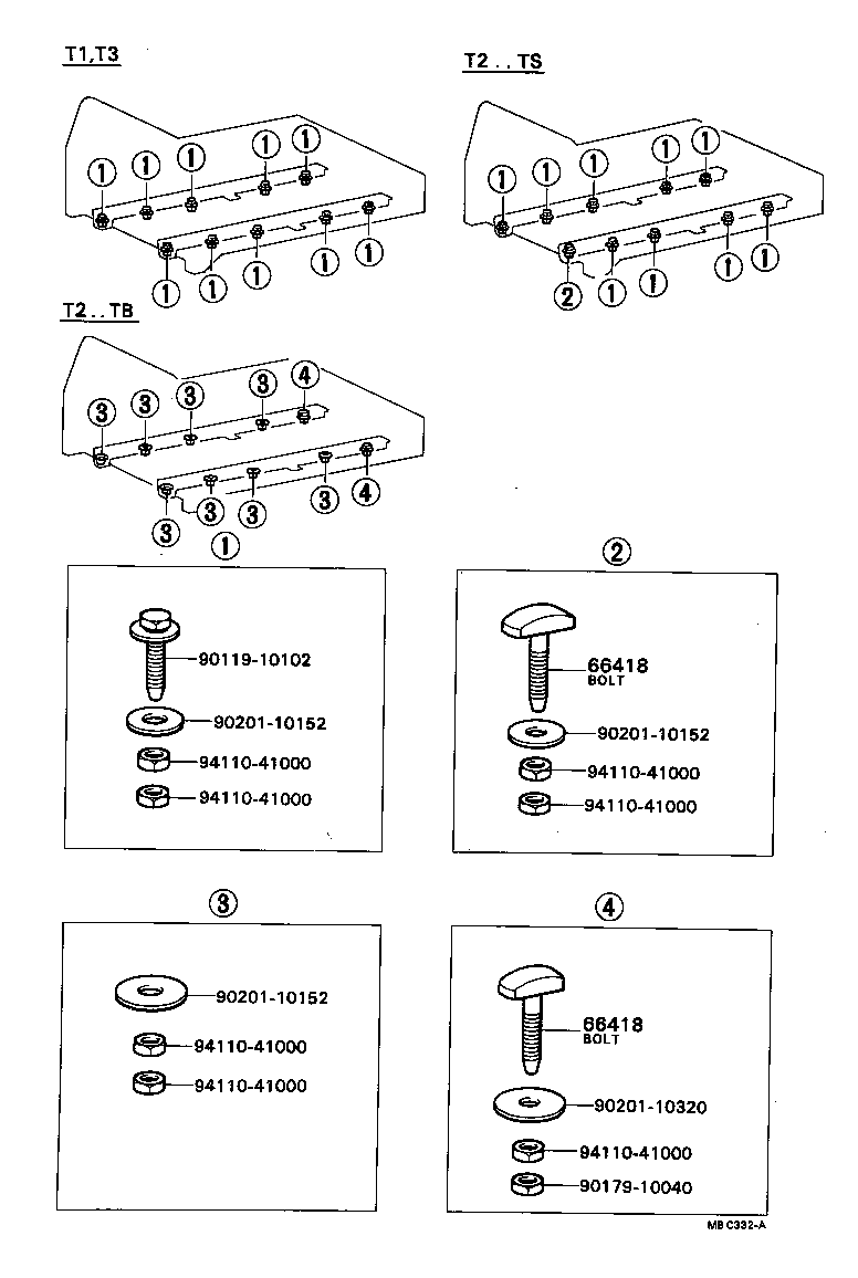  TOWN MASTERACE V WG |  REAR BODY MOUNTING