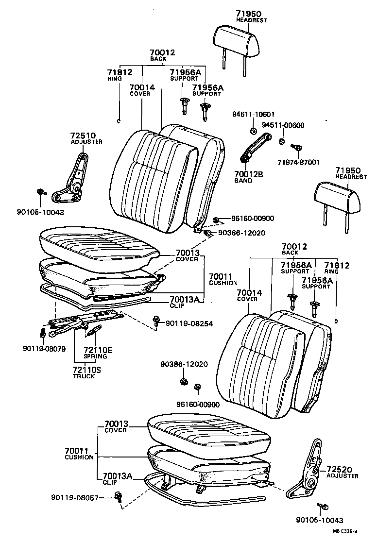  TOWN MASTERACE V WG |  SEAT SEAT TRACK