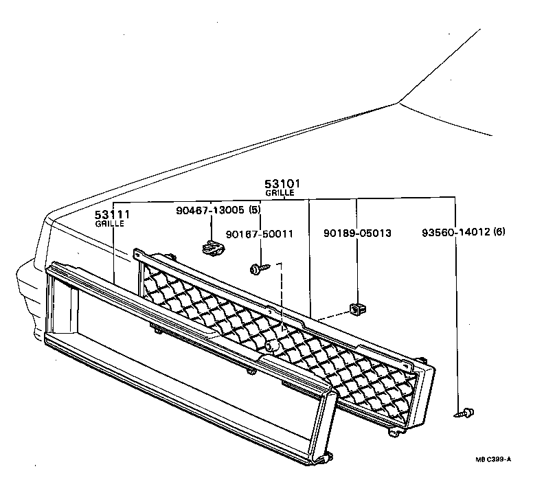  SOARER |  RADIATOR GRILLE