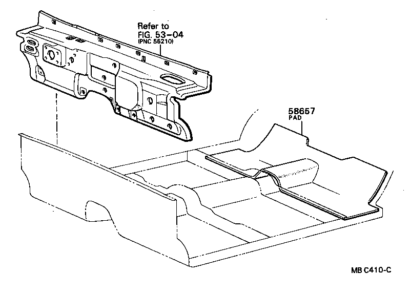  SOARER |  DASH SILENCER BOARD FLOOR SILENCER PAD