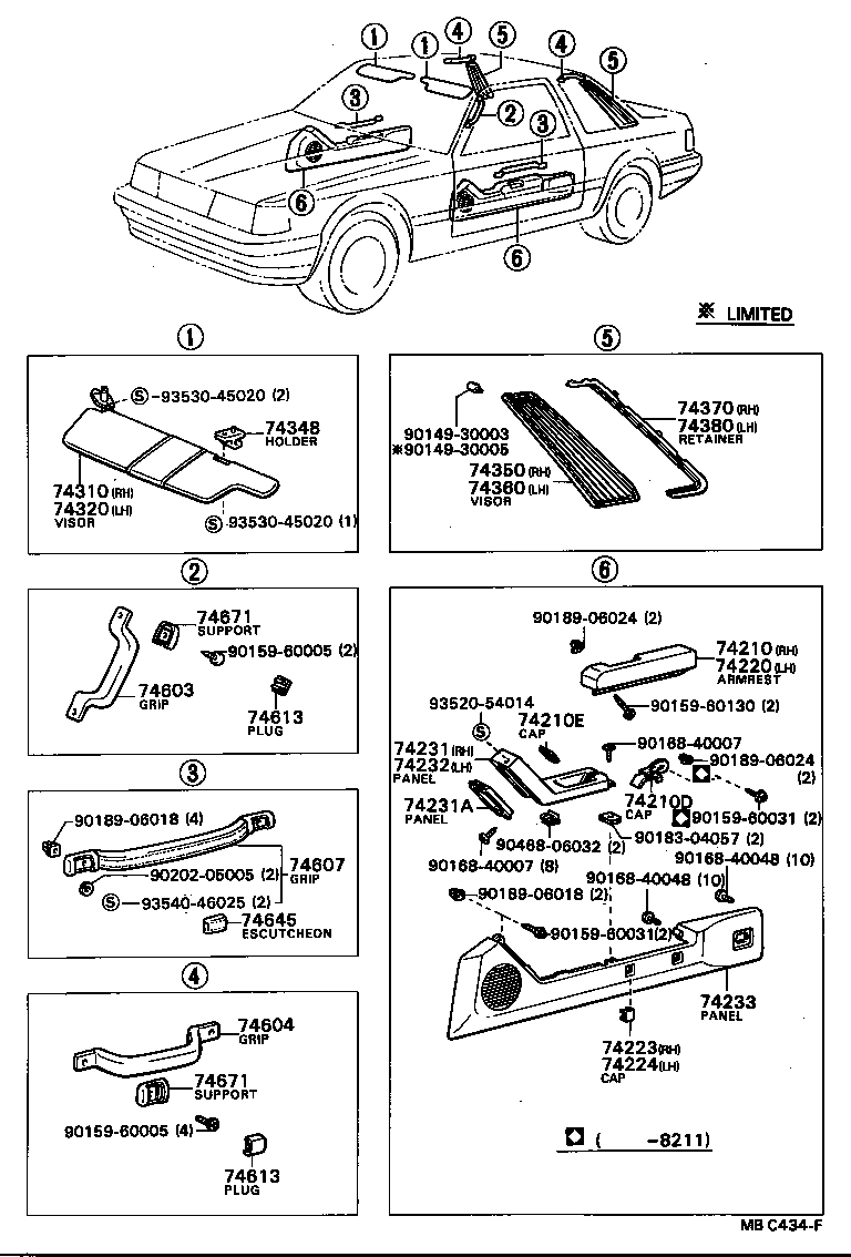  SOARER |  ARMREST VISOR