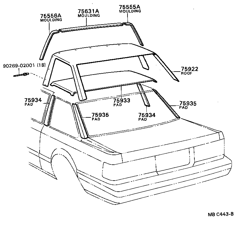  SOARER |  ROOF COVER MOULDING