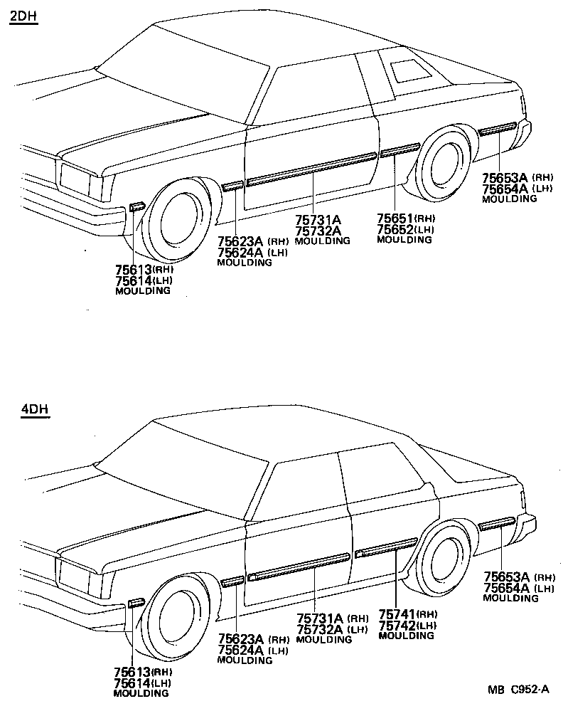  CROWN |  SIDE MOULDING