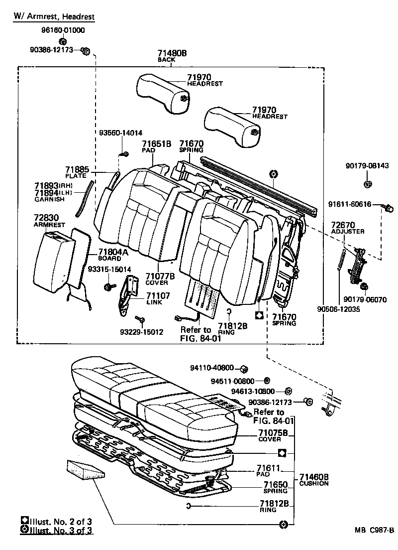  CROWN |  REAR SEAT SEAT TRACK