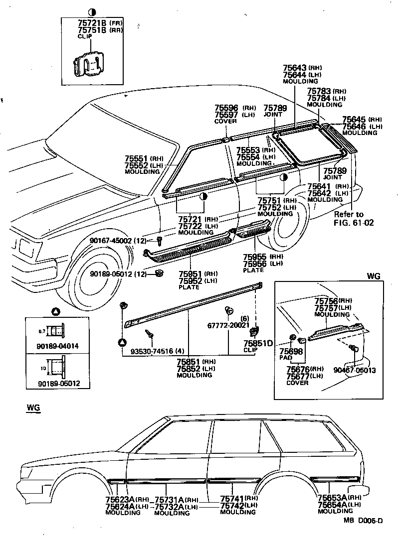  CARINA FR |  SIDE MOULDING