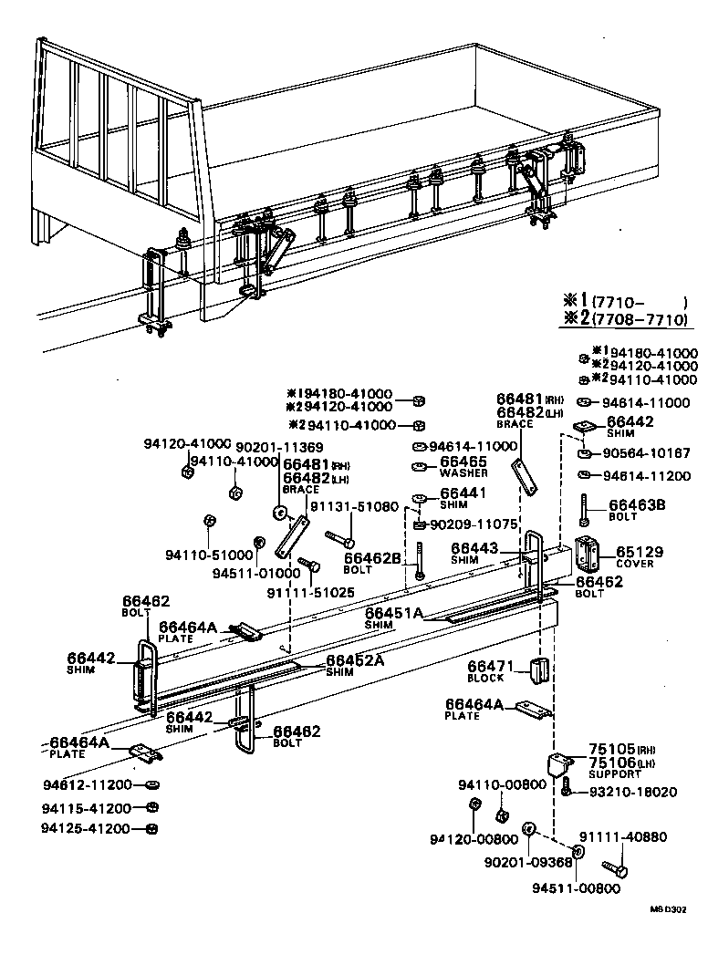  DYNA |  REAR BODY MOUNTING