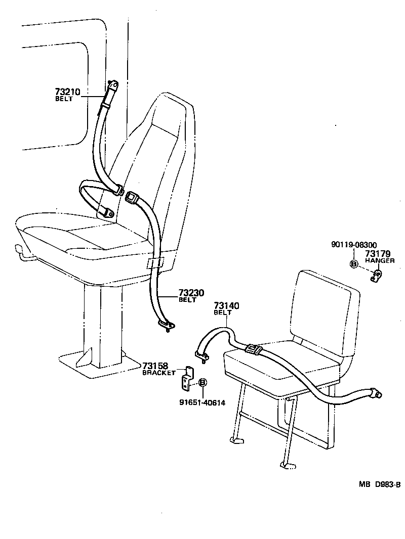  HIACE QUICK DELIVERY |  SEAT BELT