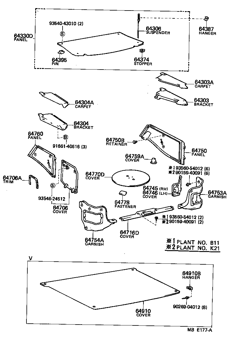  STARLET |  DECK BOARD DECK TRIM COVER
