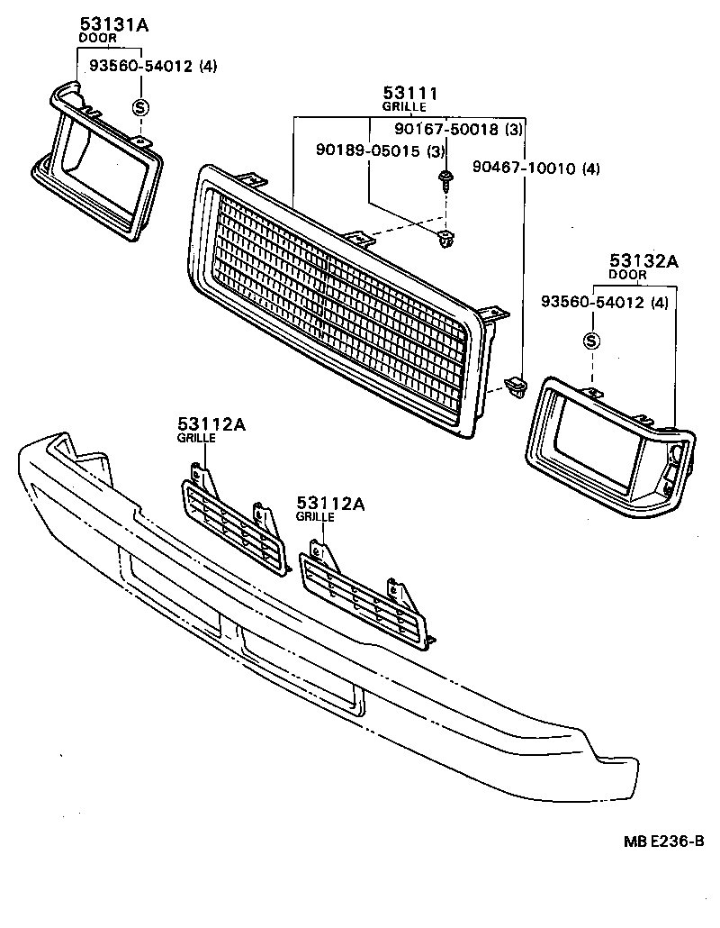  CENTURY |  RADIATOR GRILLE