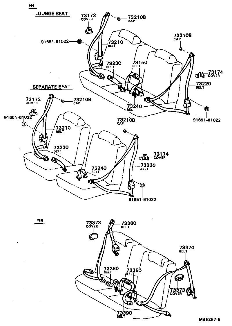  CENTURY |  SEAT BELT CHILD RESTRAINT SEAT
