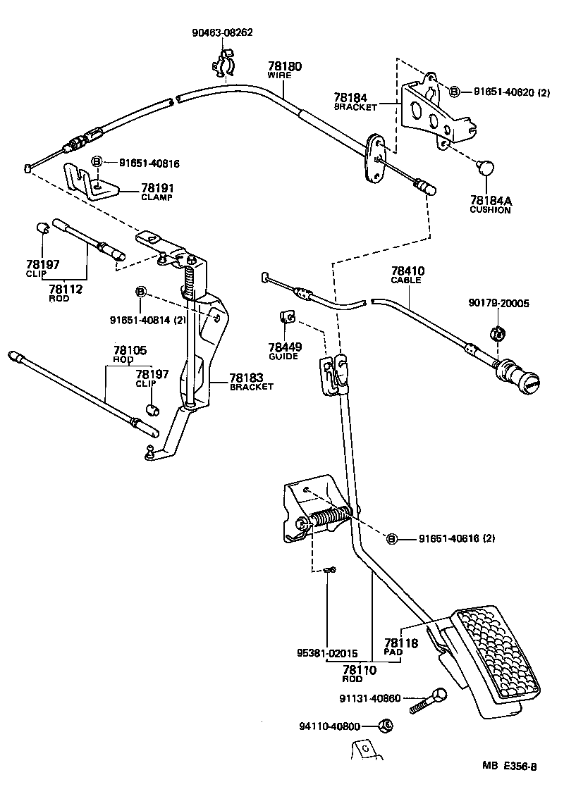  LAND CRUISER VAN |  ACCELERATOR LINK