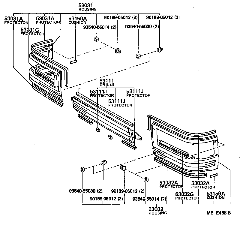 LITE TOWNACE TRUCK |  RADIATOR GRILLE