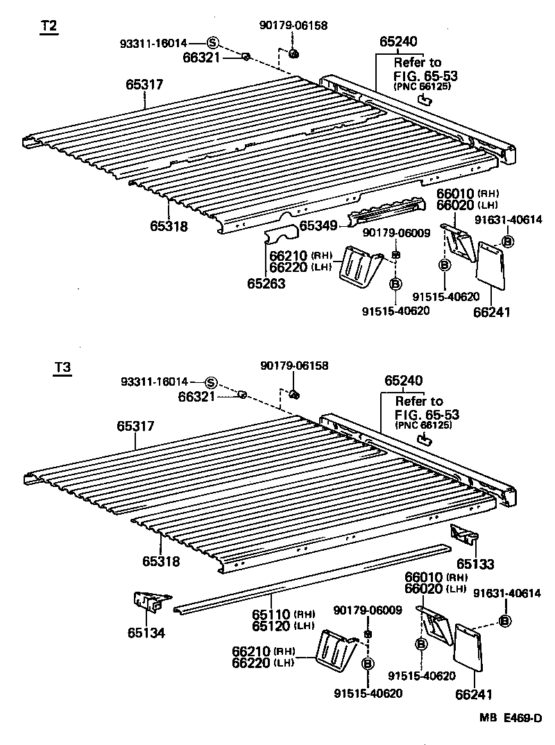  LITE TOWNACE TRUCK |  REAR BODY FLOOR FENDER