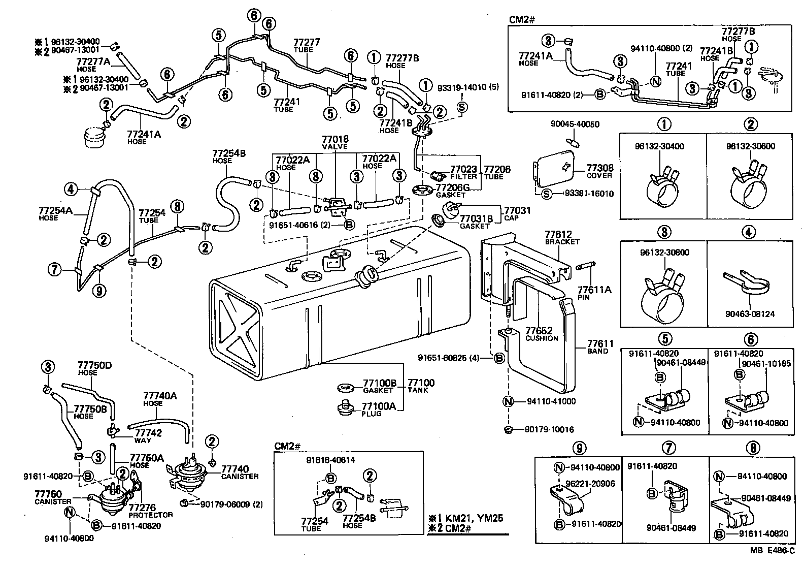  LITE TOWNACE TRUCK |  FUEL TANK TUBE