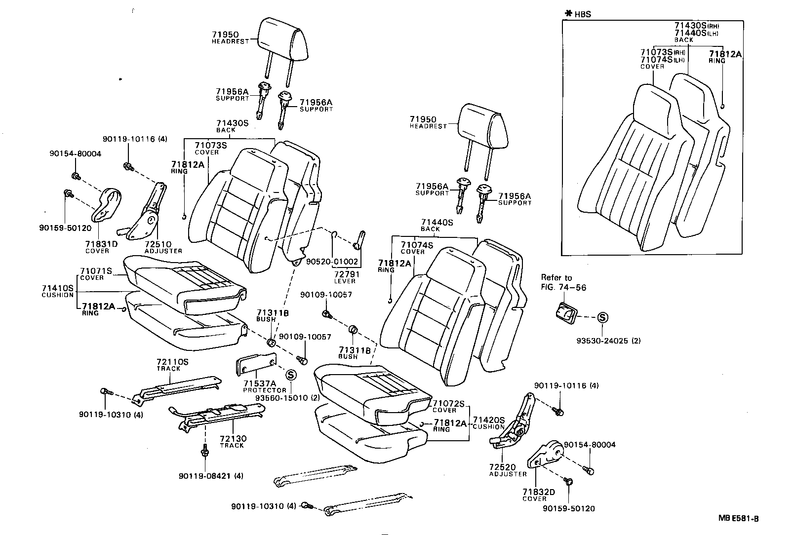  TOWN MASTERACE V WG |  SEAT SEAT TRACK